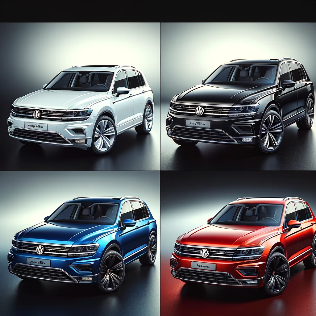 Tiguan color palette