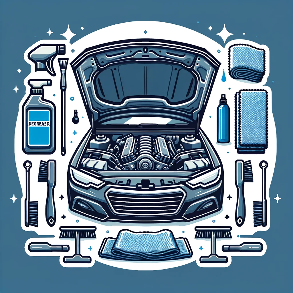 how to clean engine bay