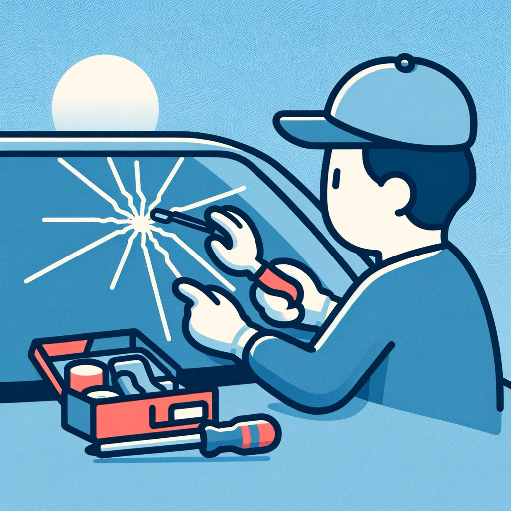 how to fix a cracked windshield